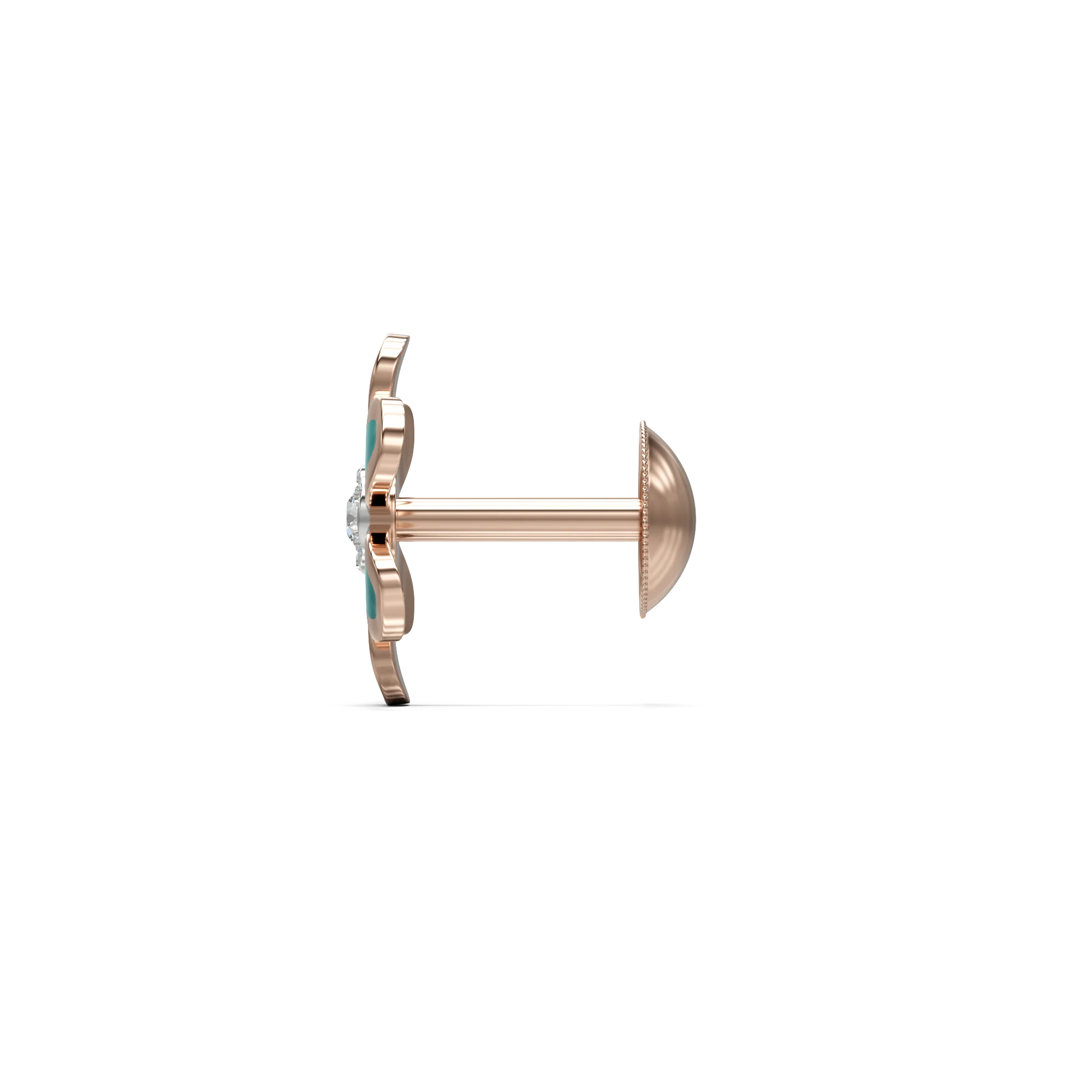 18K Davian Gold Earring - Image 3