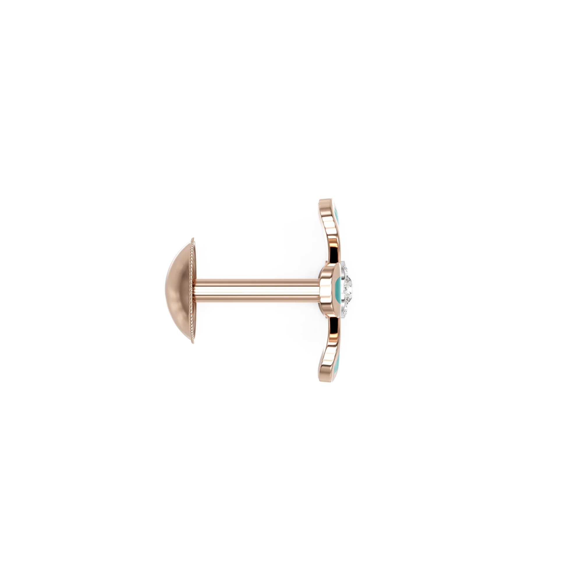 18K Davian Gold Earring - Image 4