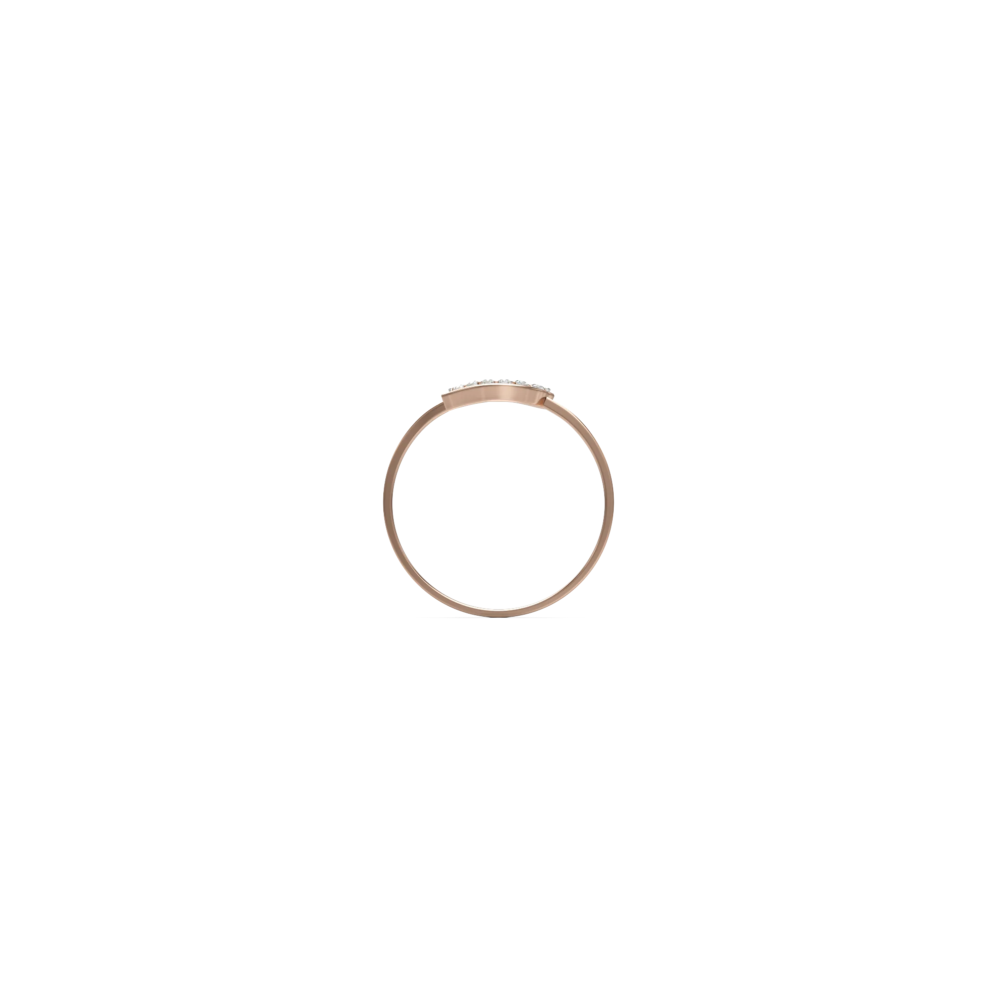 18K Elodie Diamond Gold Ring - Image 4