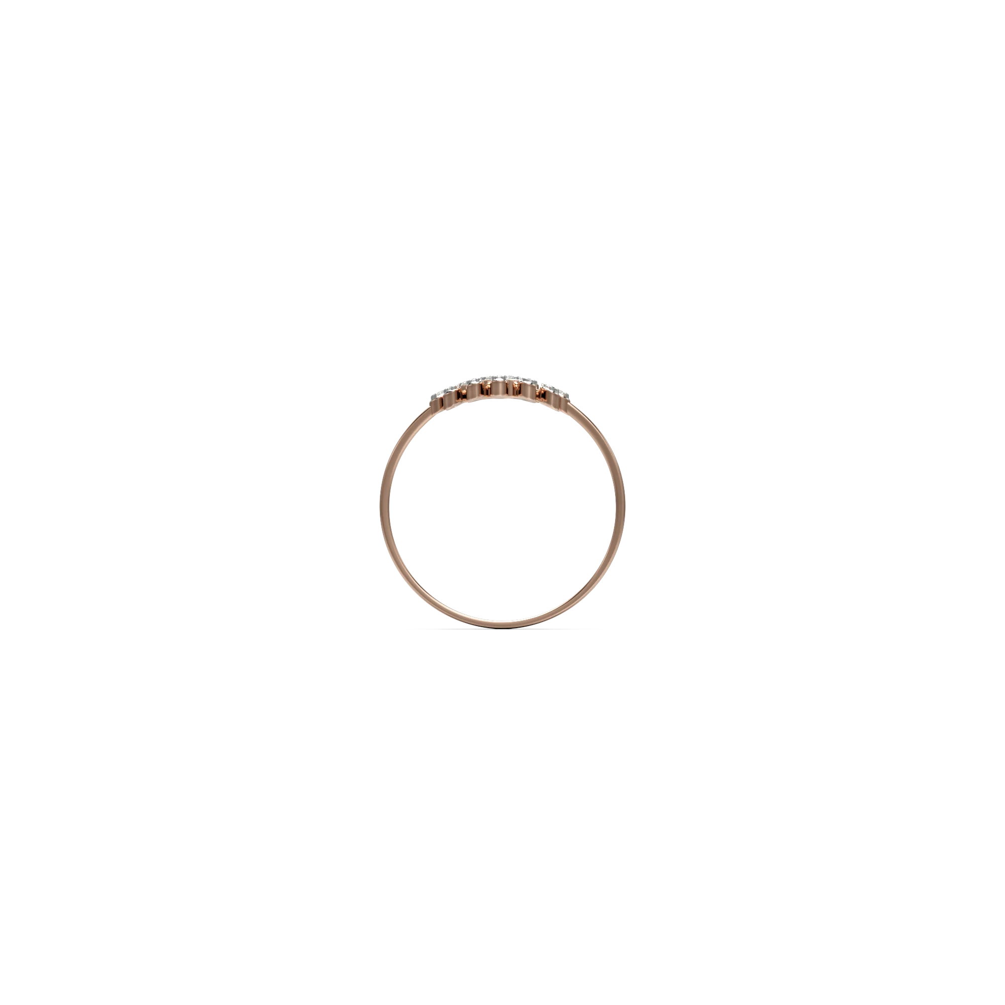 18K Lisa Diamond Gold Ring - Image 4