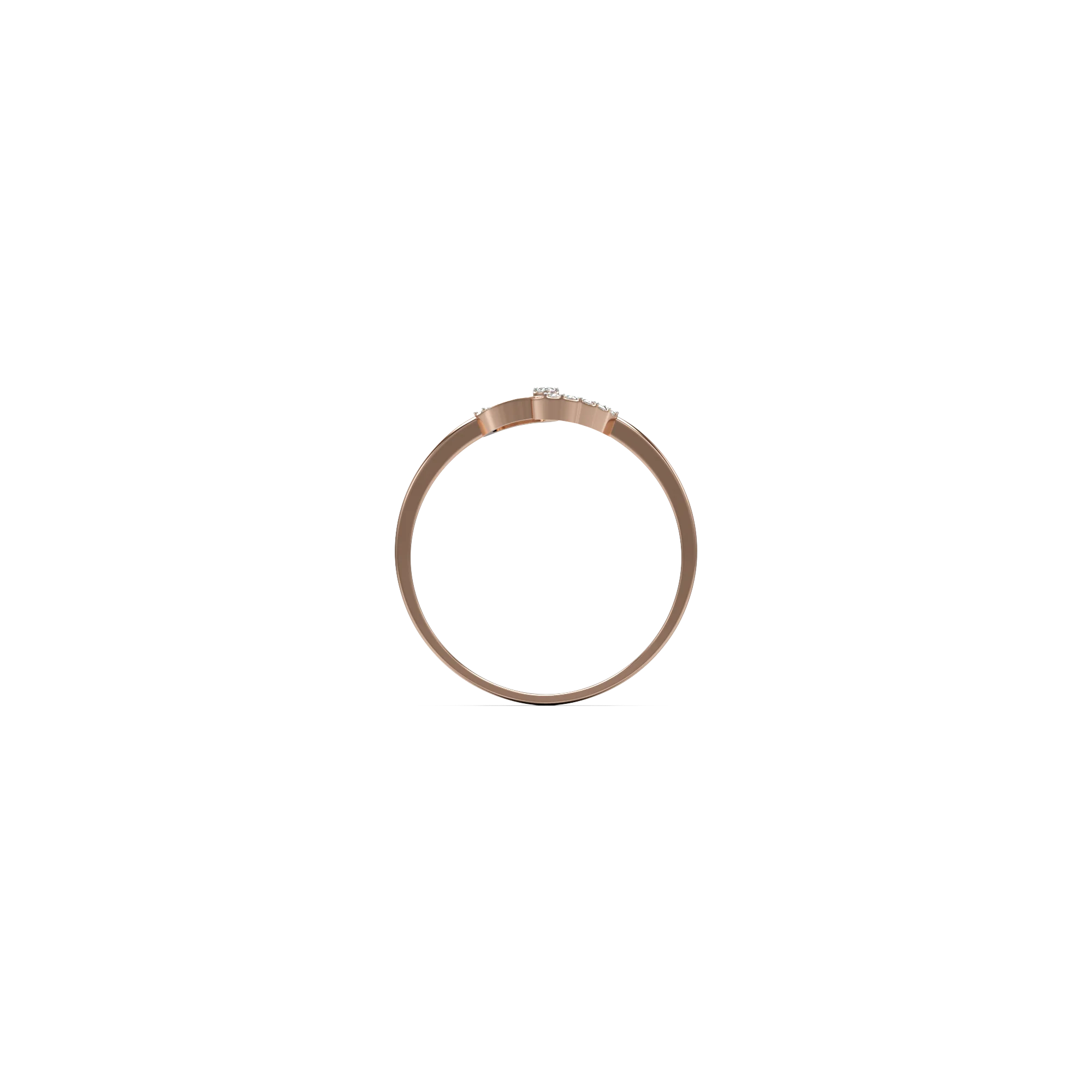 18K Ria Diamond Gold Ring - Image 4