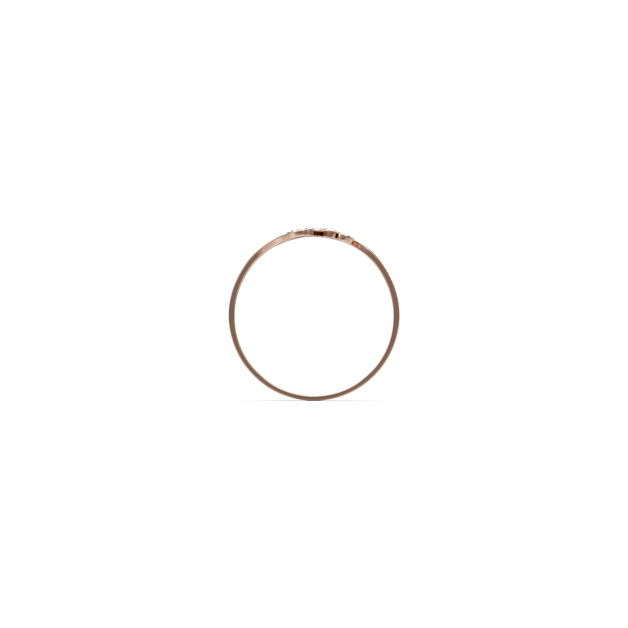 18K Saatvi Diamond Gold Ring - Image 4