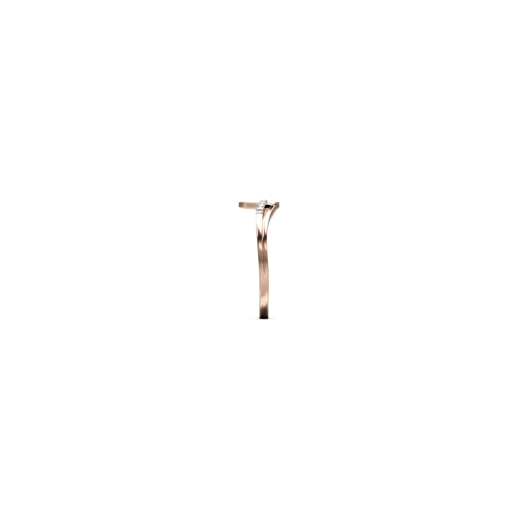 18K Shivya Diamond Gold Ring - Image 3