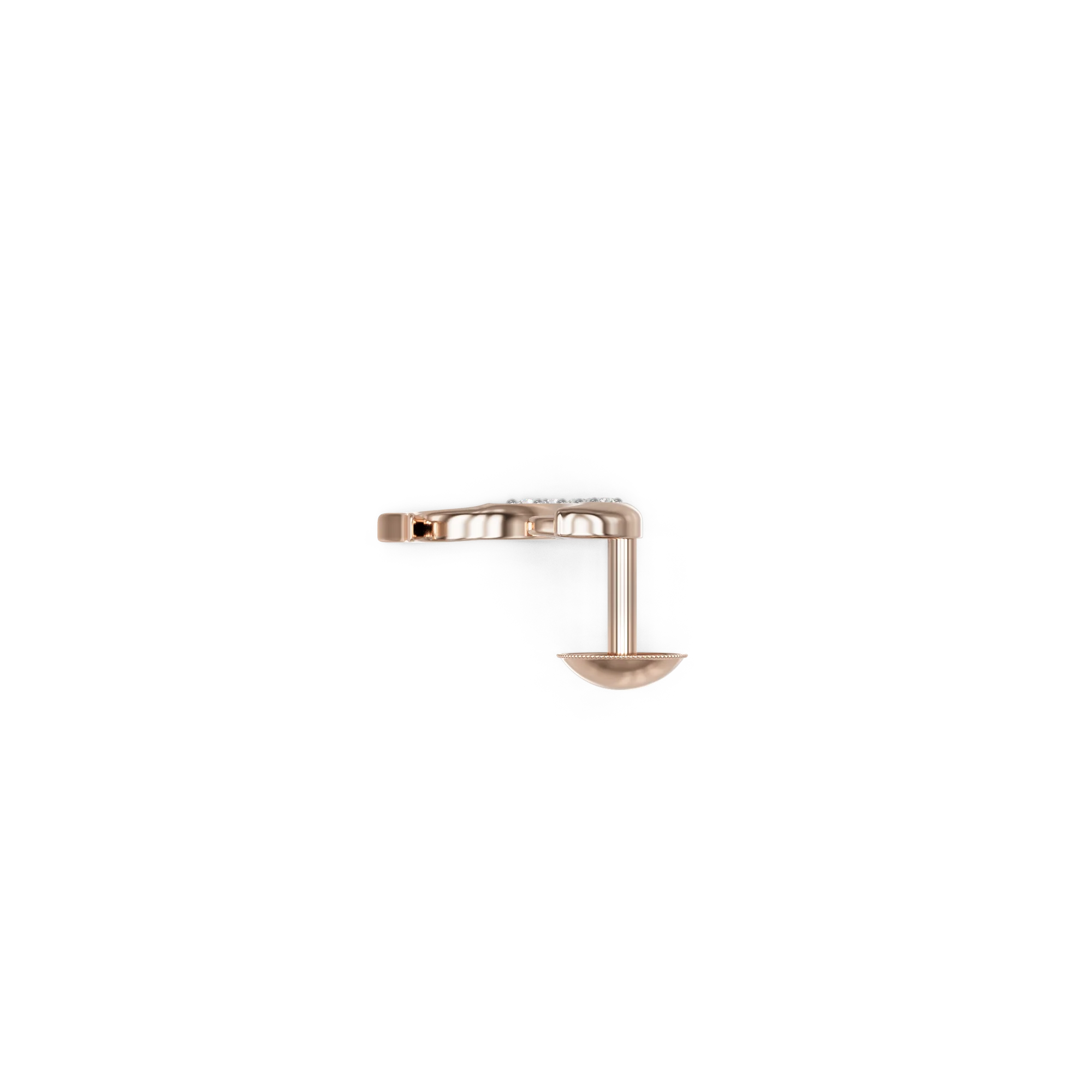 18K Swara Gold Earring - Image 4