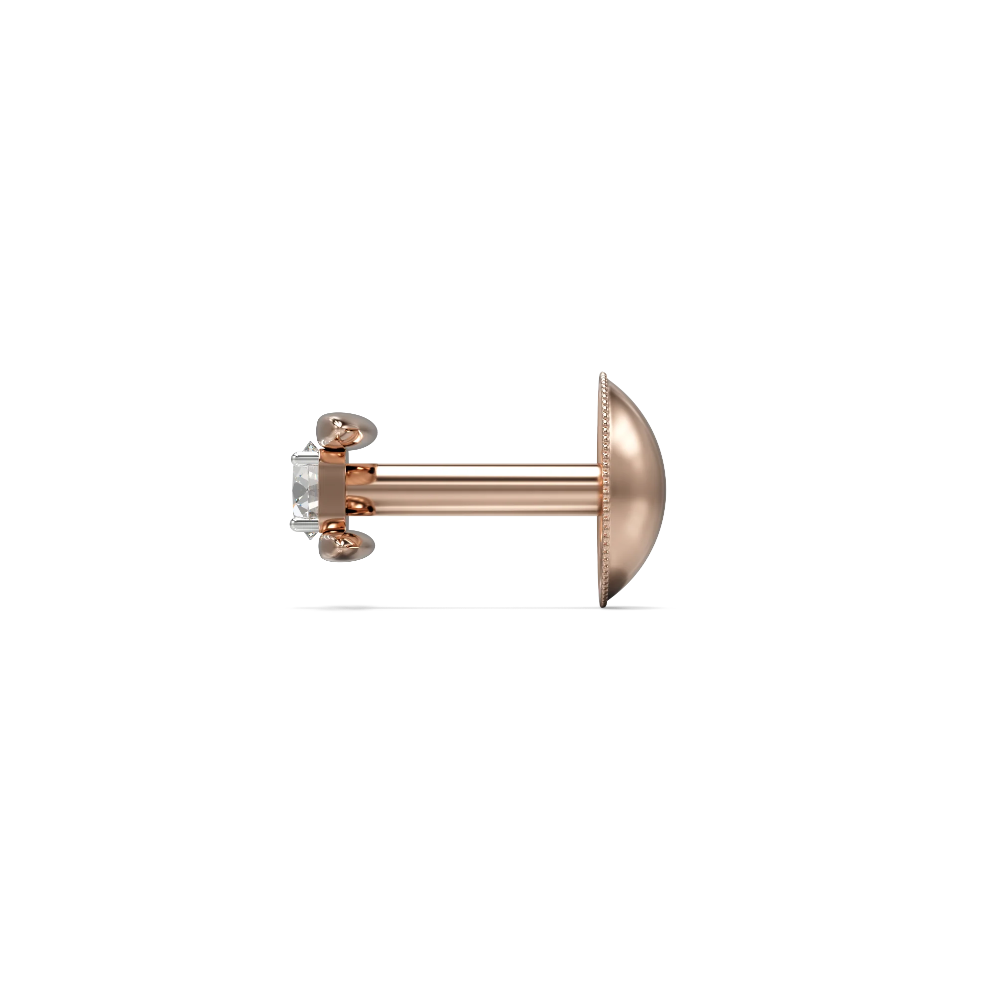 18K Twisha Gold Earring - Image 3