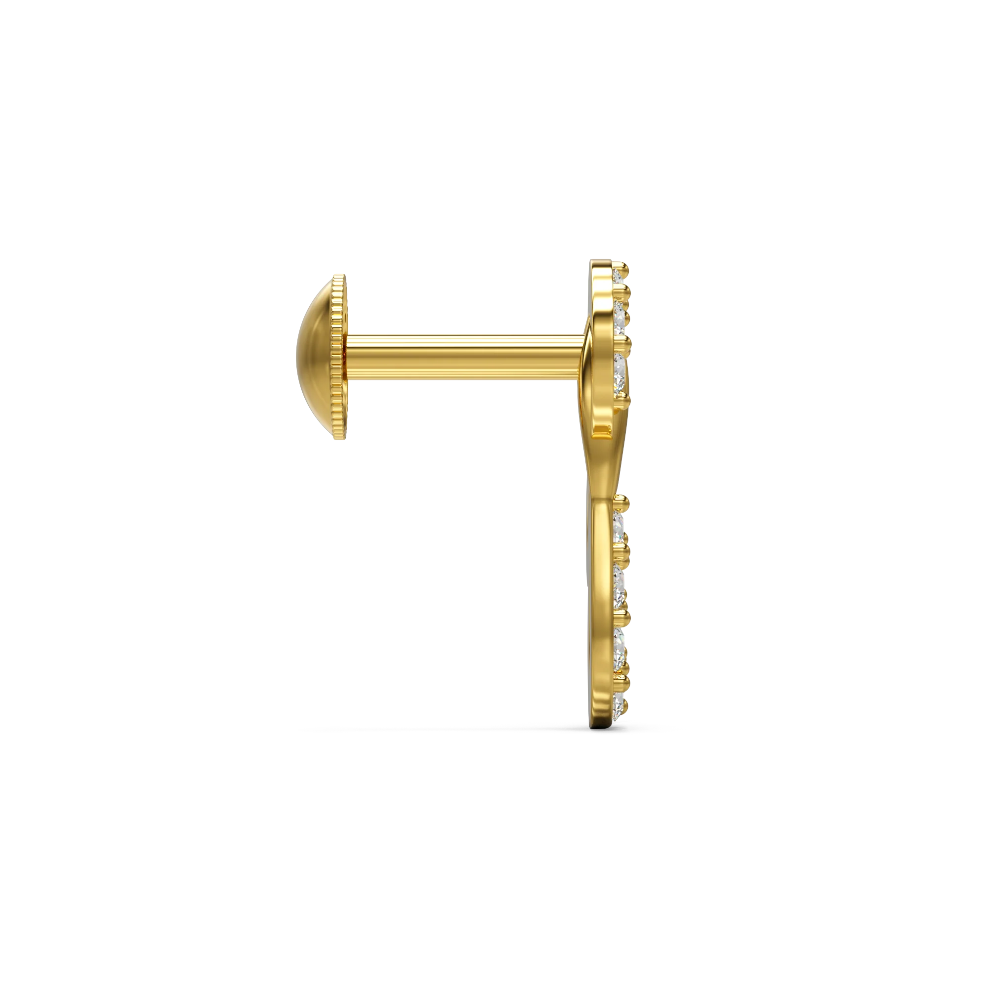 22K Binal Gold Earring - Image 3