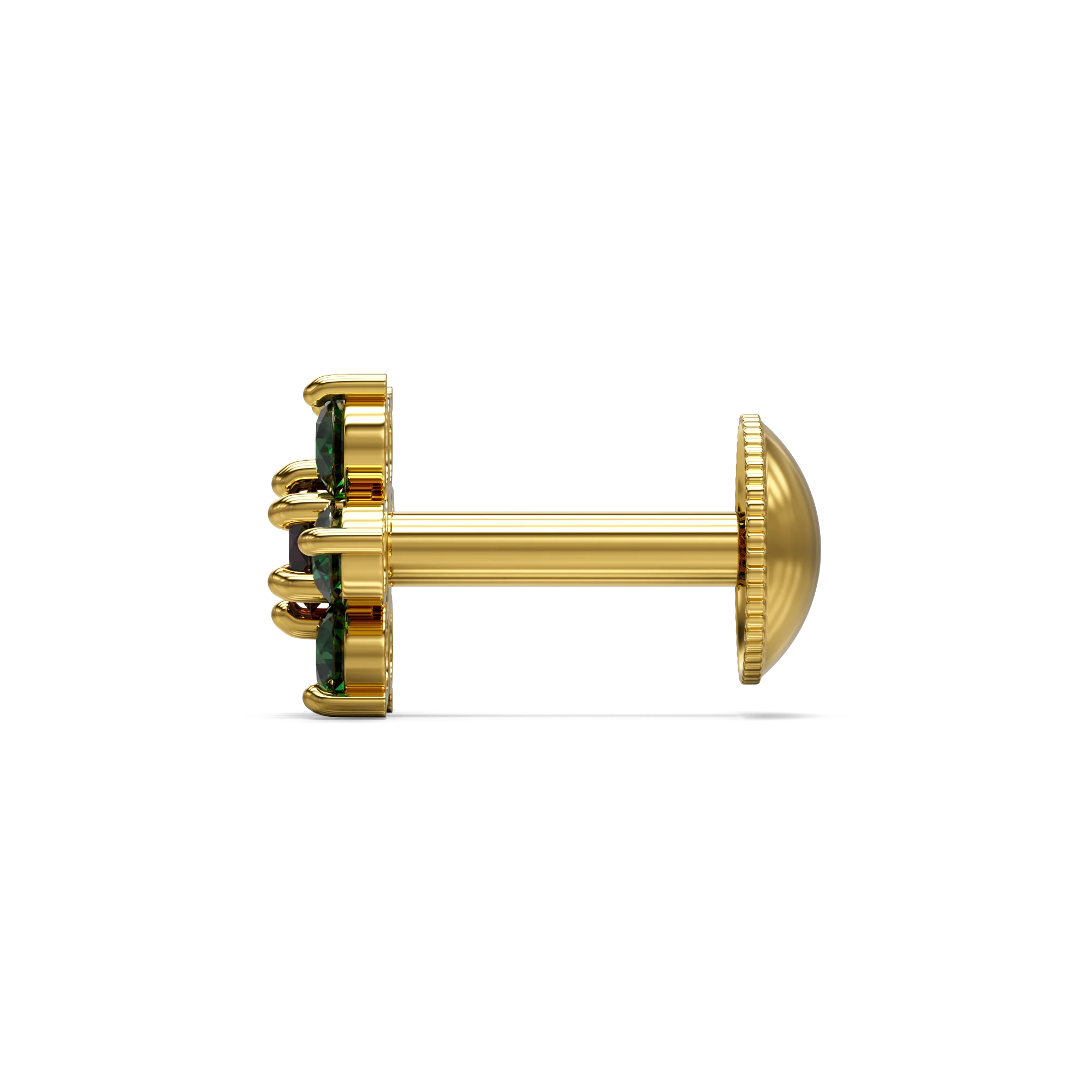 22K Brishti Gold Earring - Image 3