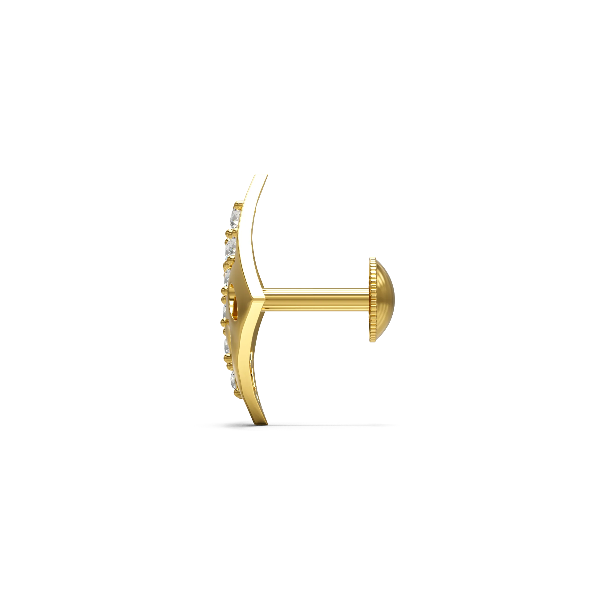 22K Divisha Gold Earring - Image 3