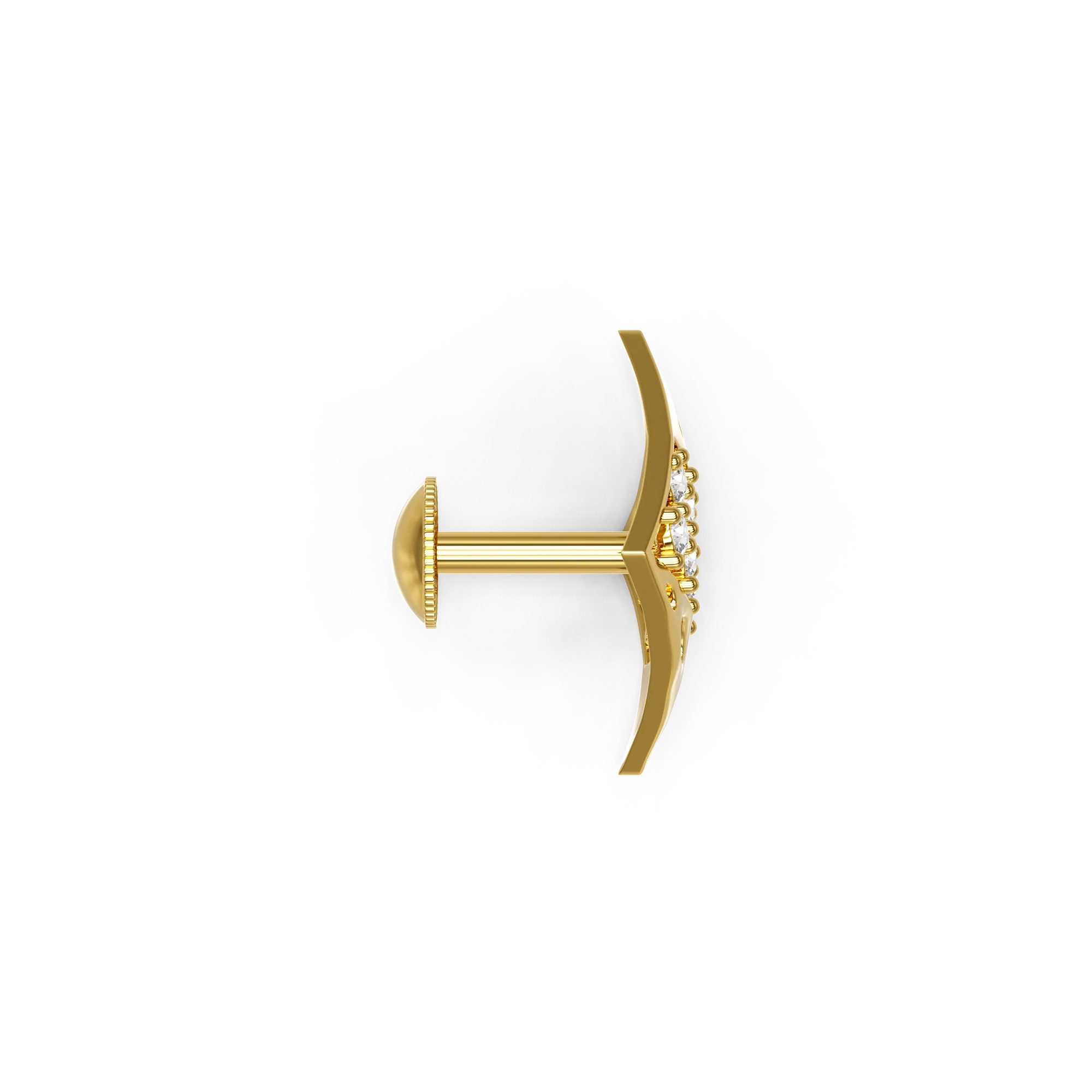 22K Divisha Gold Earring - Image 4