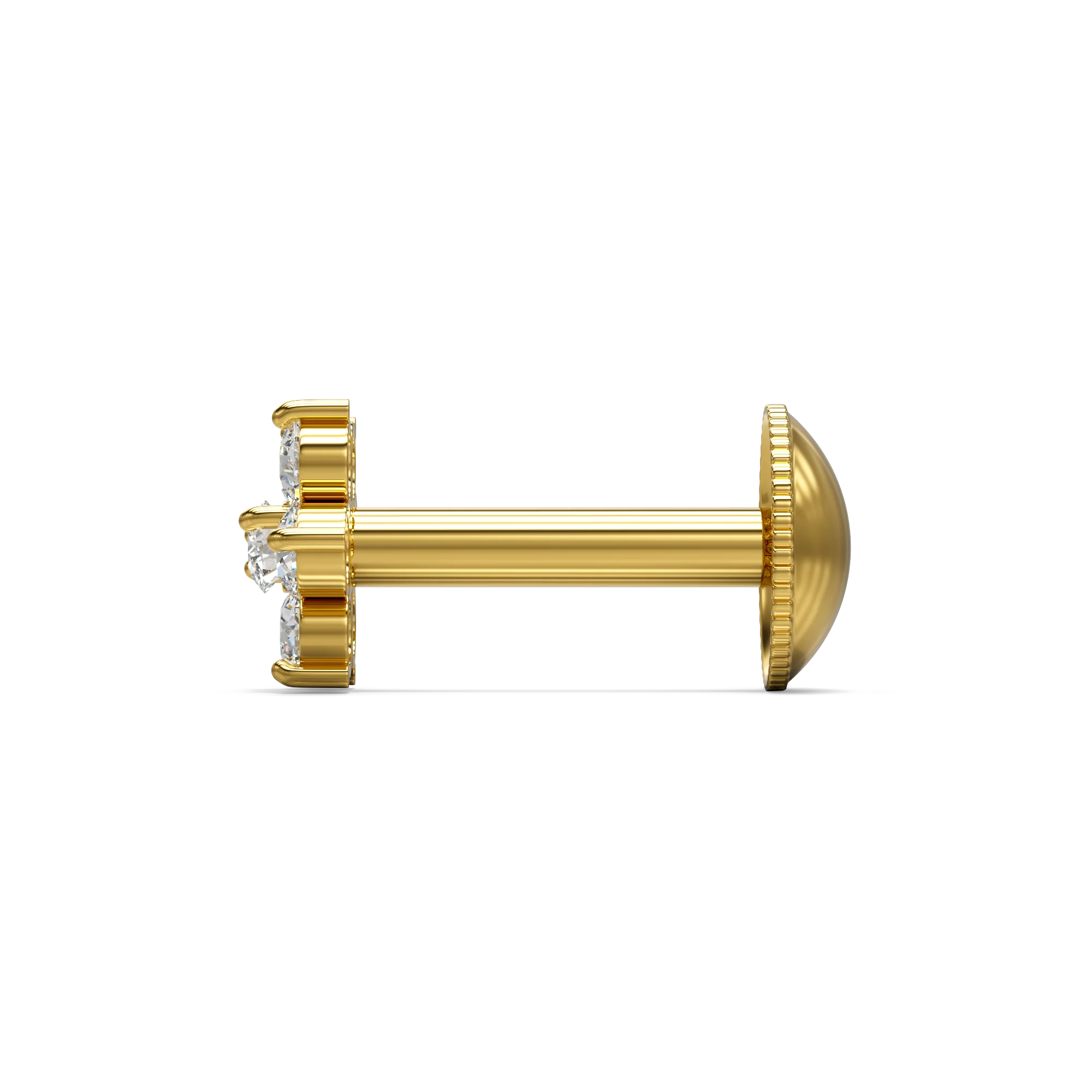 22K Dwika Gold Earring - Image 3