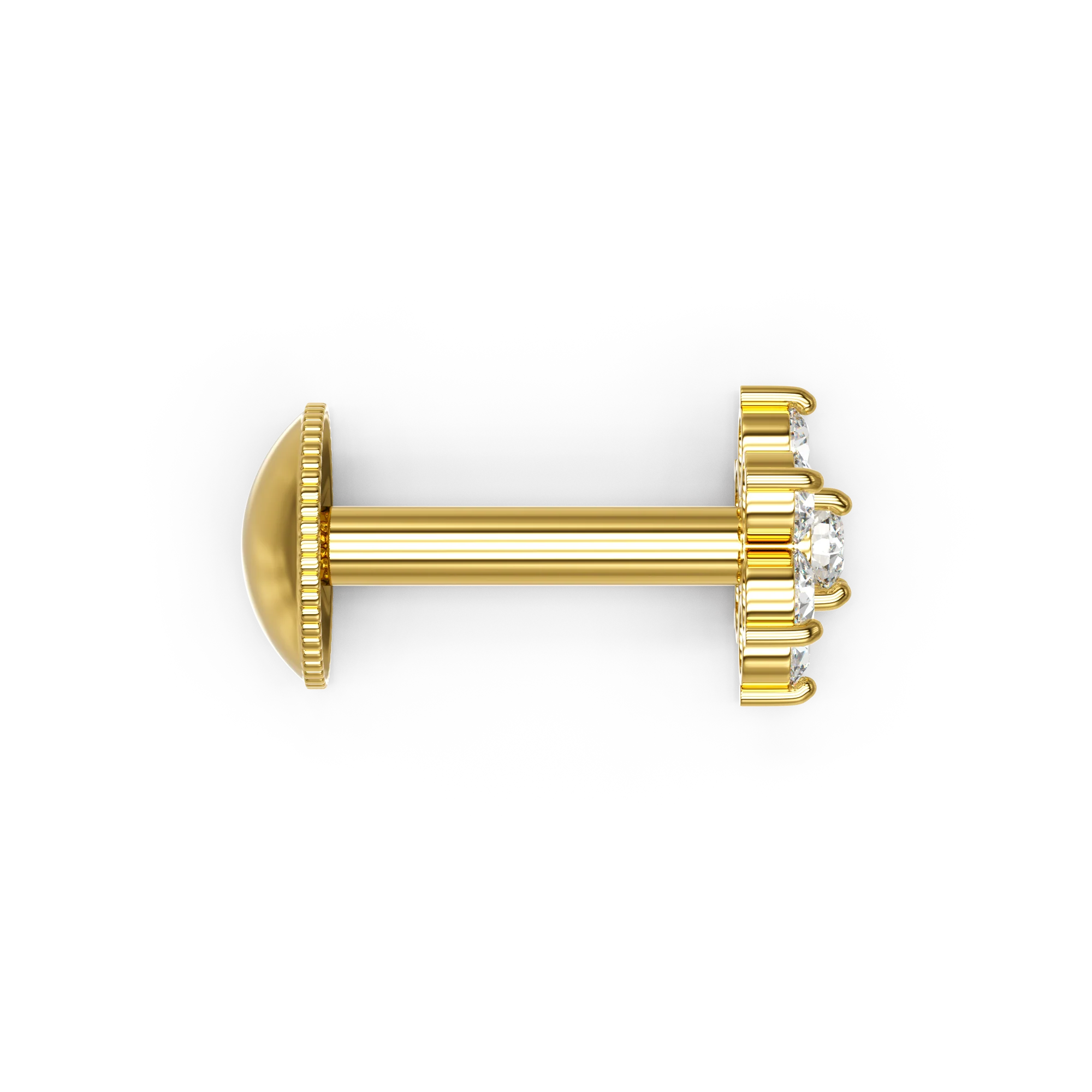 22K Dwika Gold Earring - Image 4