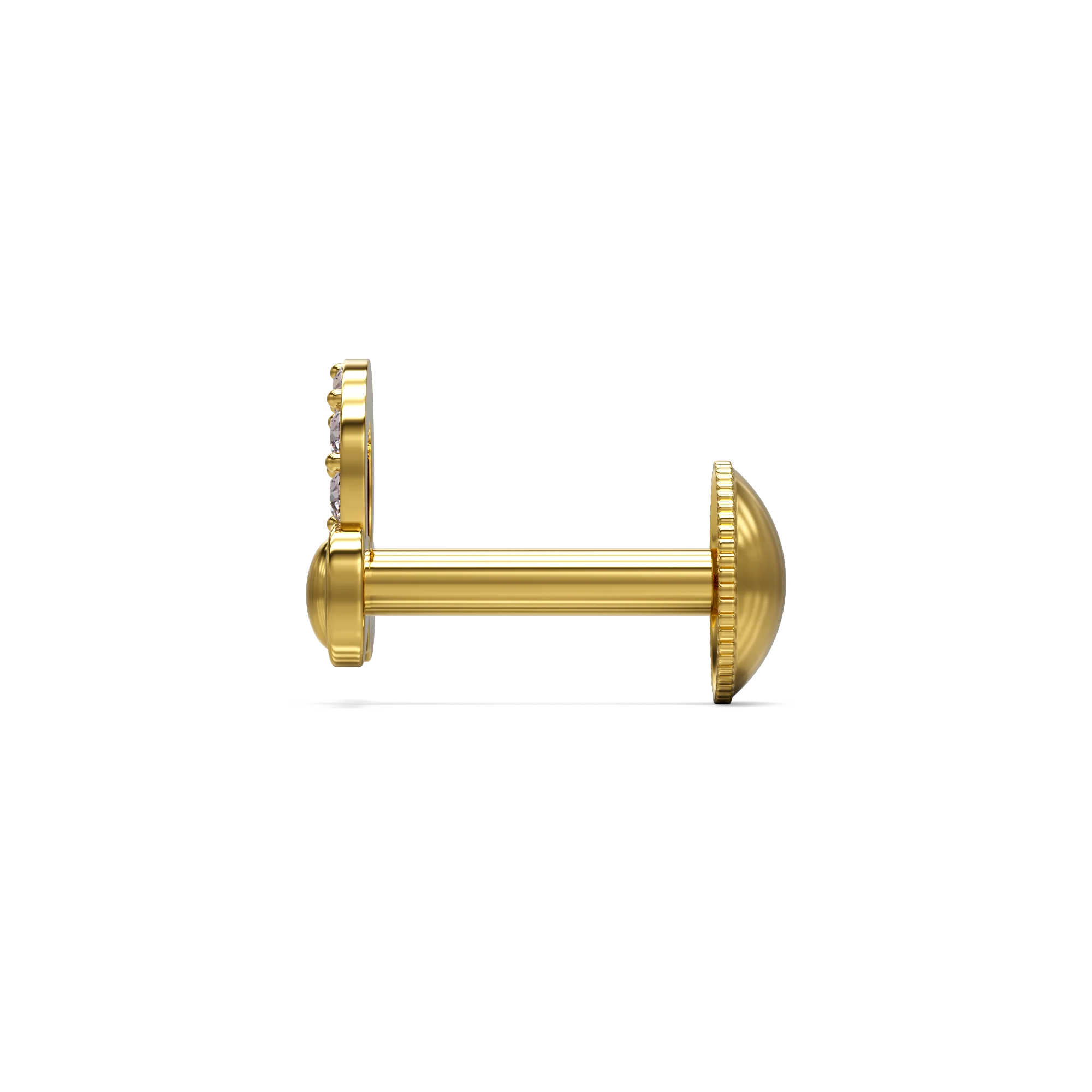 22K Noha Gold Earring - Image 3