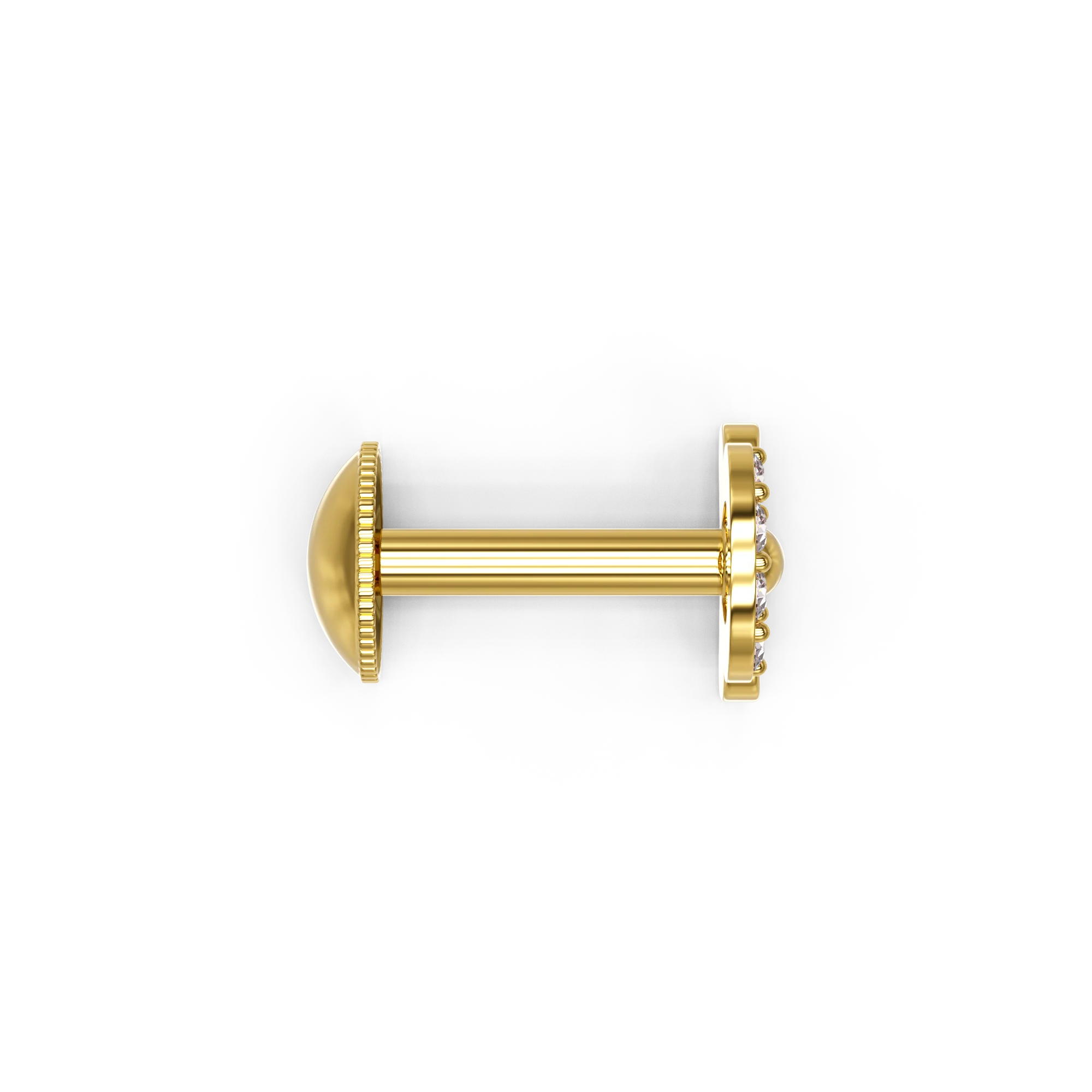 22K Noha Gold Earring - Image 4